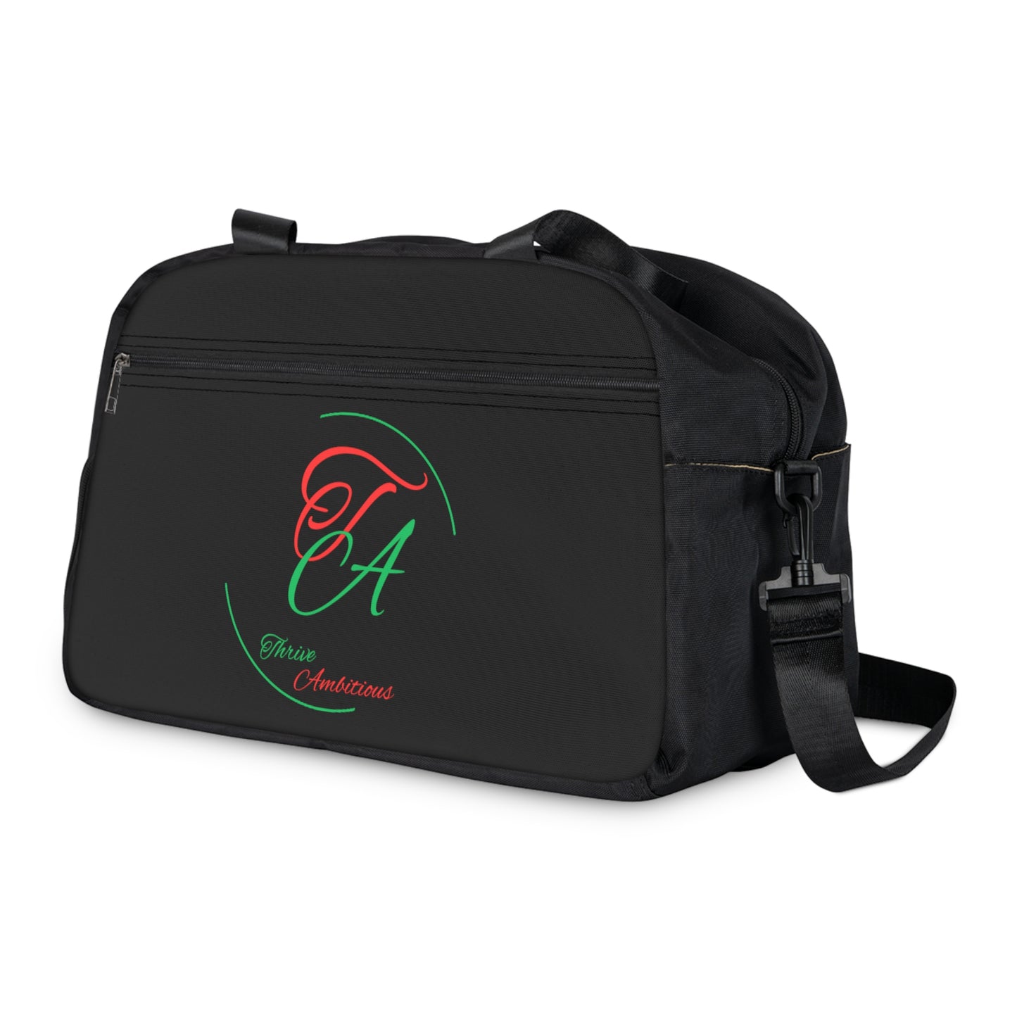 " Thrive Ambitious " Black Gym Bag