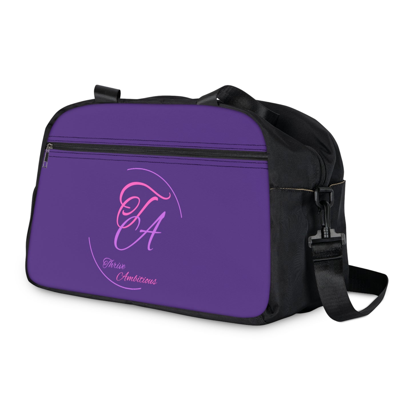 " Thrive Ambitious " Purple Gym Bag