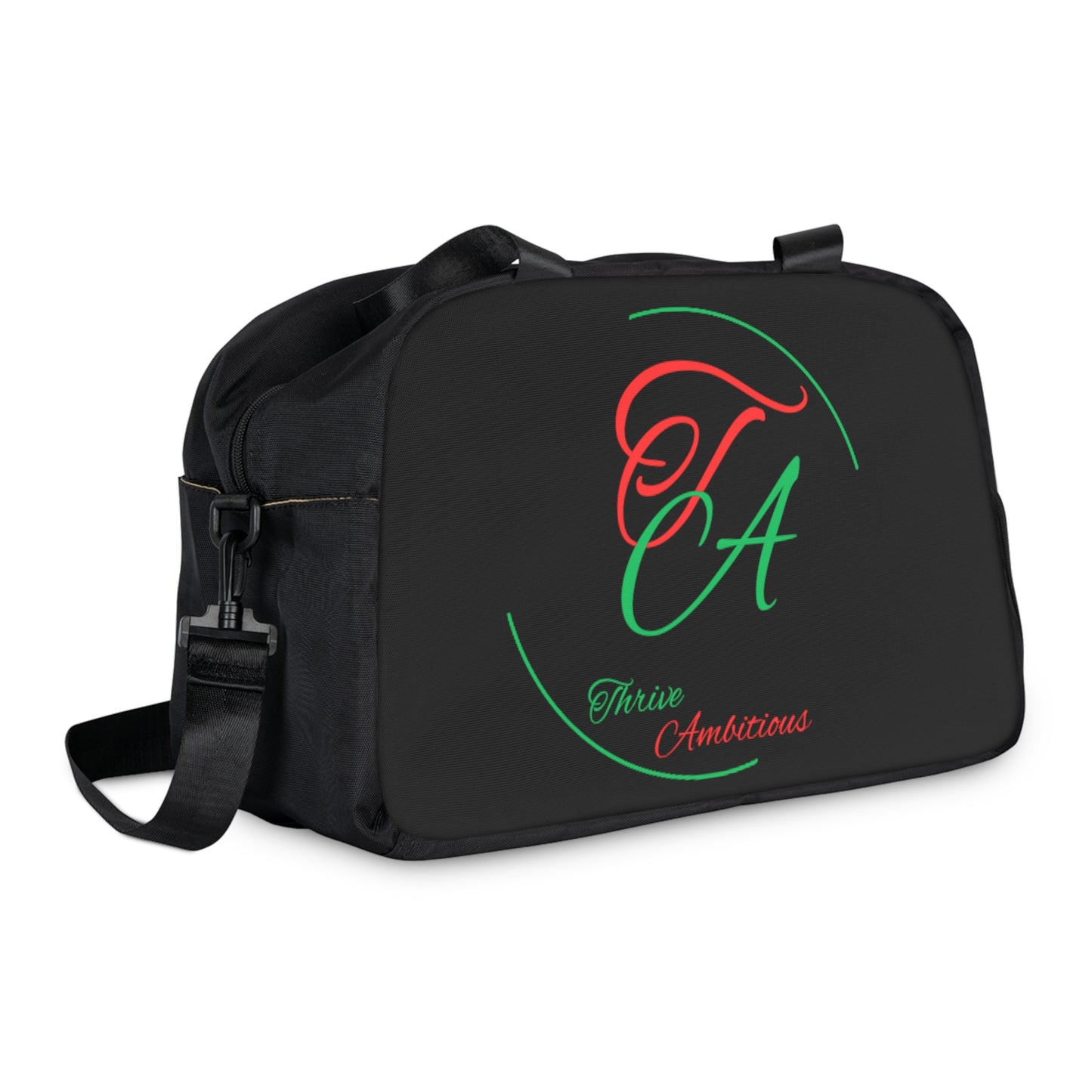 " Thrive Ambitious " Black Gym Bag