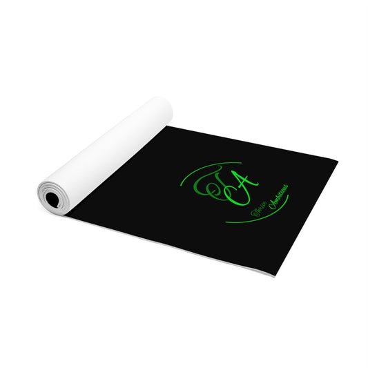 " Thrive Ambitious "   Black Yoga Mat