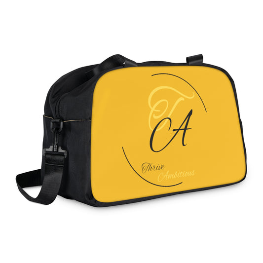 " Thrive Ambitious "   Yellow Gym Bag